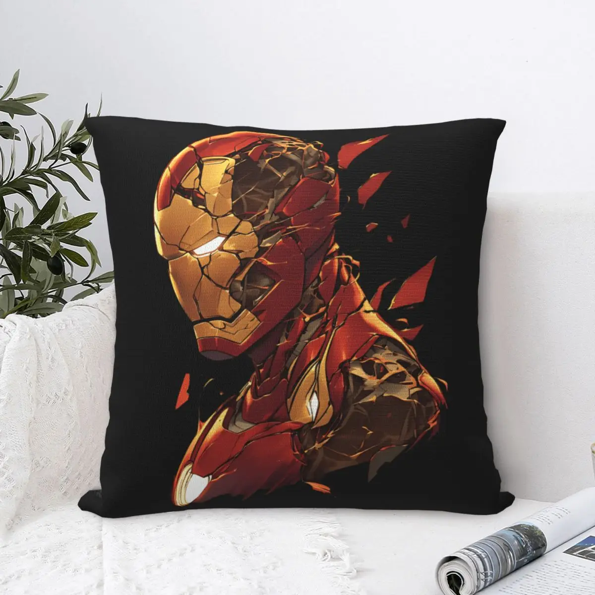 

Pillow Cover Iron-Mans Design Cushion Cover Novelty Pillow Case For Wedding Party Home Decor Pillowcases