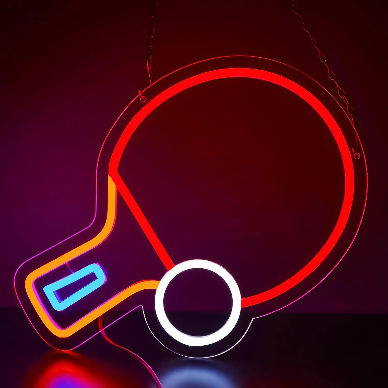 

Table Tennis Neon Sign USB Powered LED Light for Sport Club Bar Kids Room Gaming Room Bedroom Decoration Gift Art Wall Light