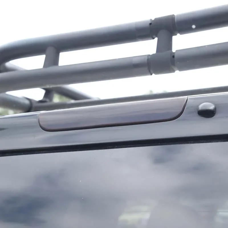 

For 2007-2021 Toyota FJ Cruiser ABS Smoke Black car styling high brake light protective cover sticker car exterior accessories