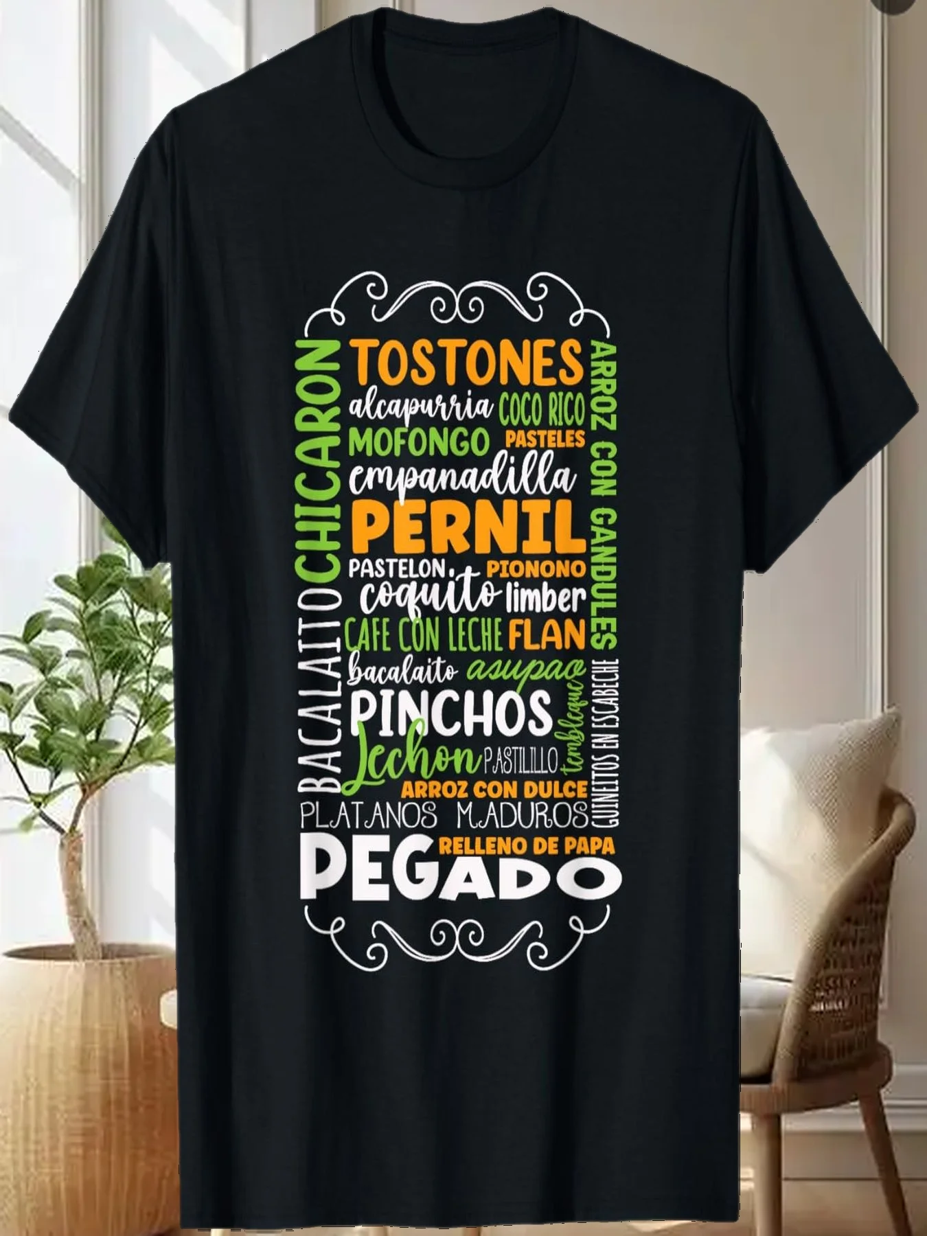 

Puerto Rico Snacks Foods Foodie Proud Puerto Rican Men Women T-Shirt