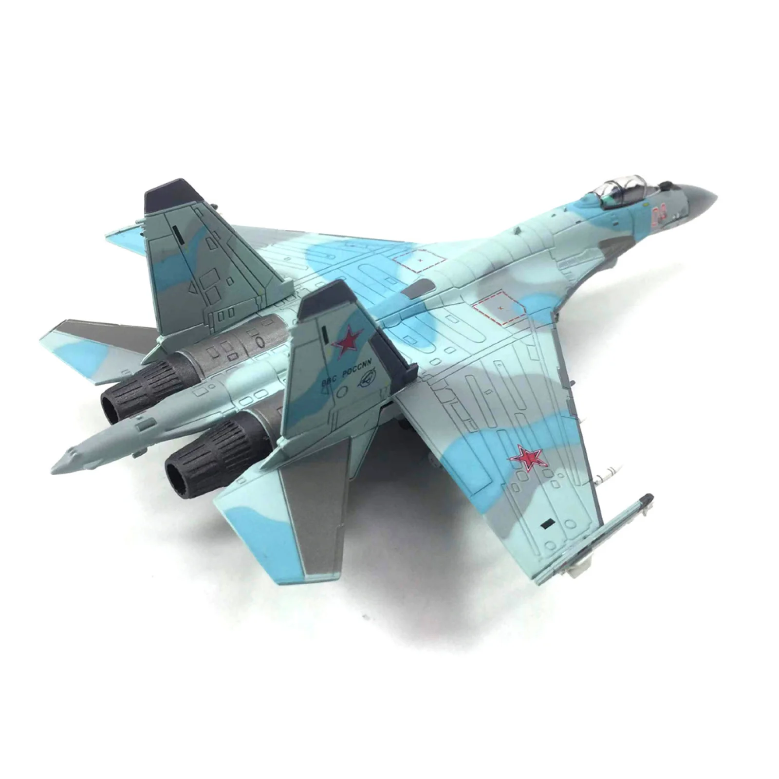 Metal SU-35 Super Flanker Heavy Aircraft 1/100 Scale Model Simulation Fighter Aviation Military Science Exhibition Models Toys