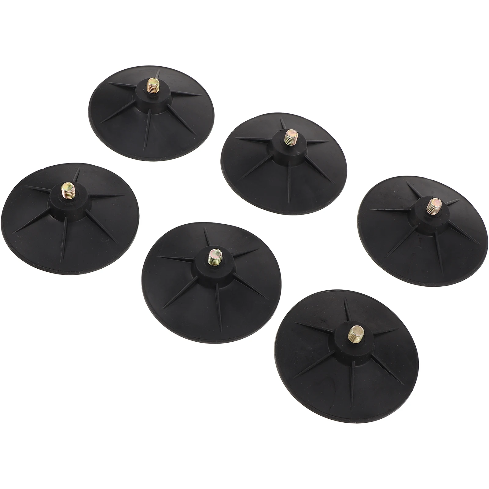 

6 Pcs Punching Heavy Duty Suction Cup Iron Punching Bag Wall Mount Weight Mount Gym Accessories Training Equipment