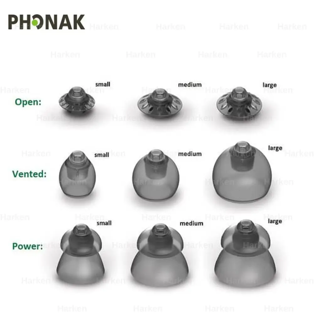 Cupole Phonak 4.0 adatte per Phonak Audeo Marvel , Nathos Nova M, Paradise e i nuovi dispositivi acustici fonak luimity