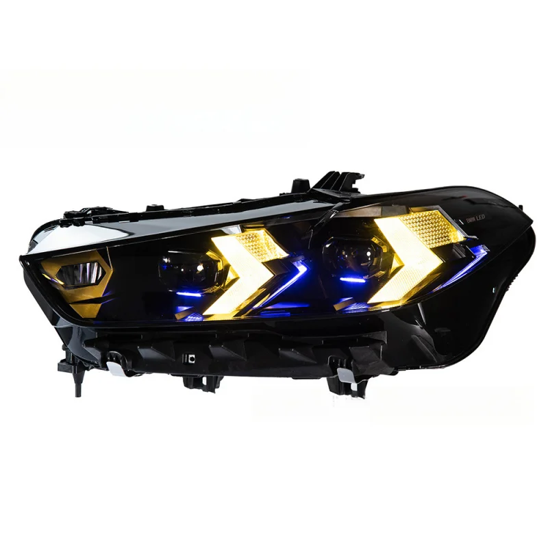 

Suitable for 19-25 BMW X5 Headlight Assembly G05 Dual Color Arrow LED Daytime Running Light Turn Signal