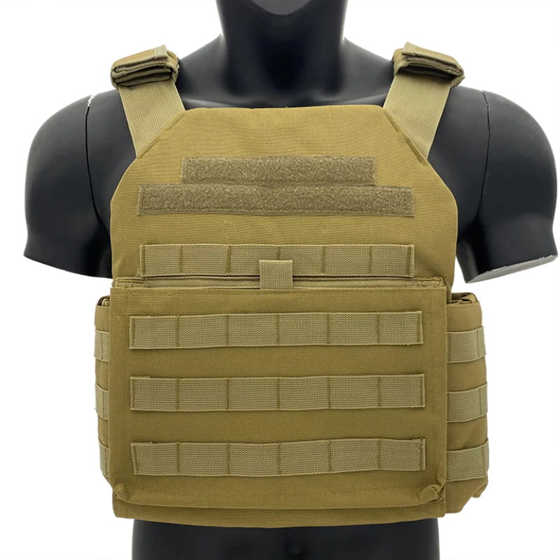 New Adjustable Nylon Military Tactical Undershirt Quick Detachable Outdoor Green Tactical Equipment Waterproof Body Armor