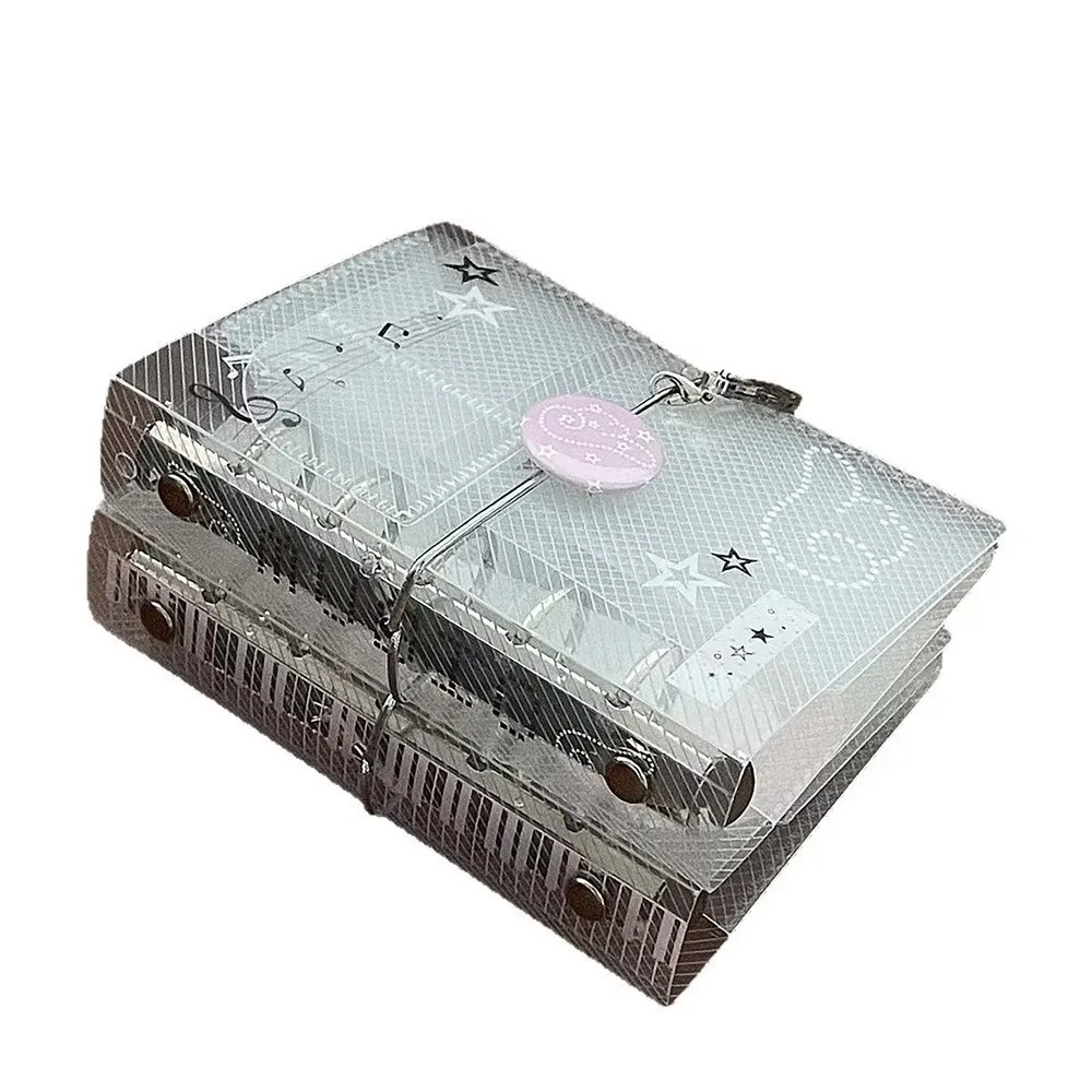 

Scrapbook M5 Binder Pages Music Theme Binder Refill Notebook Transparent Pages Inner Page Card Binder Photo Album