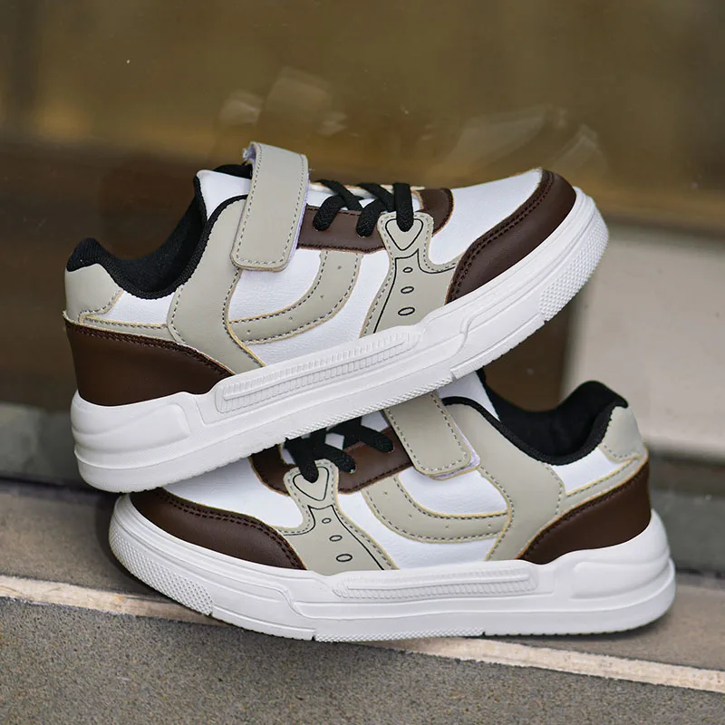 

New Kids Fashion Sneakers Children's Sneakers Casual Shoes Breathable Soft Bottom Kids Boys Students Running Tennis Shoes