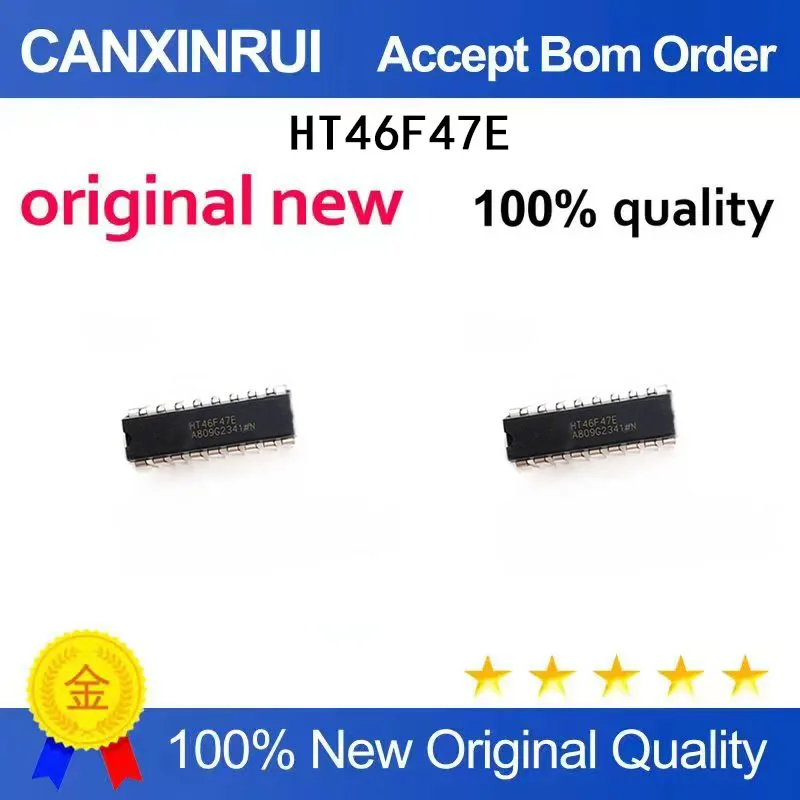 

(5-100 Pieces) Brand new HT46F47E dual row straight pin DIP18 integrated circuit chip IC in stock