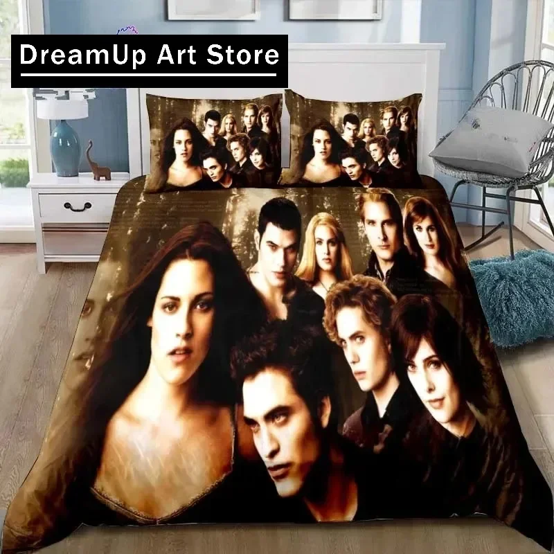 3D Print Fashion Twilight Saga Bedding Set Boys Girls Twin Queen King Size Duvet Cover Pillowcase Bed boys Adult Bedroom