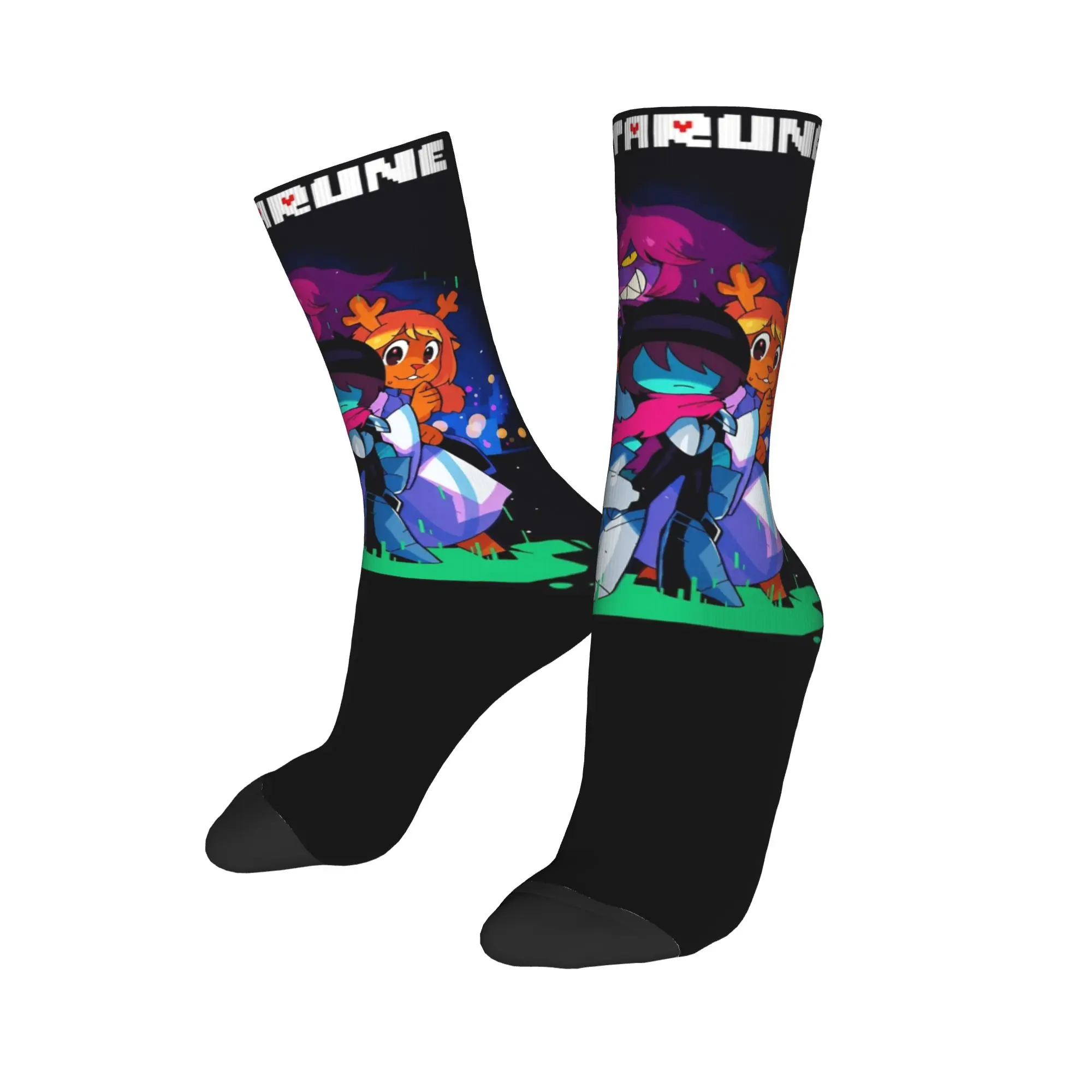 Deltarune Game Socks Men Women Polyester Funny Happy  Socks Crazy Spring Summer Autumn Winter Middle Tube Socks Gifts