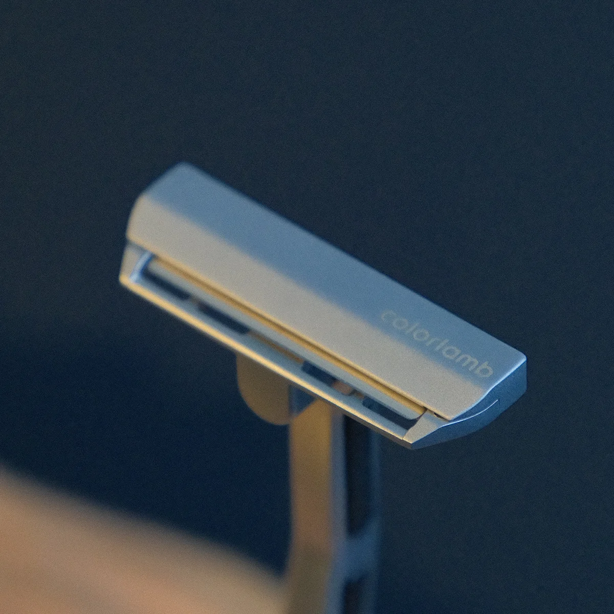 Colorlamb Metall-Sicherheitsrasierer, manueller Rasierer für Männer, Einkantrasierer zum Rasieren von Haaren, Zinklegierung mit 30-teiligen Klingen – Detail 27