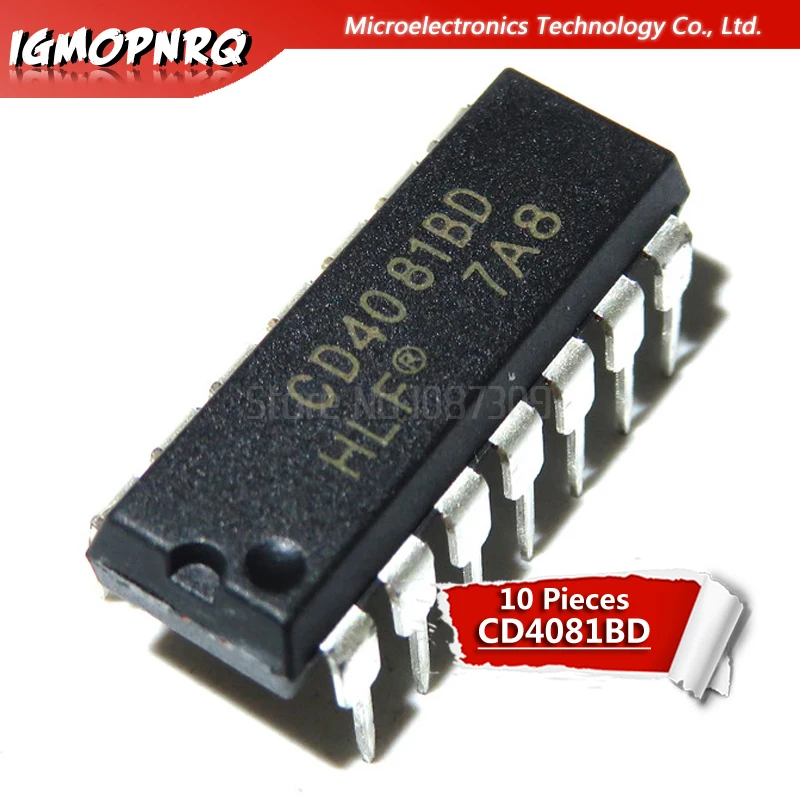 10ชิ้น CD4042BE CD4044BE CD4049BE CD4050BE CD4068BE CD4081BE CD4011BE CD4013BE CD4015BE จุ่ม CD4017BE