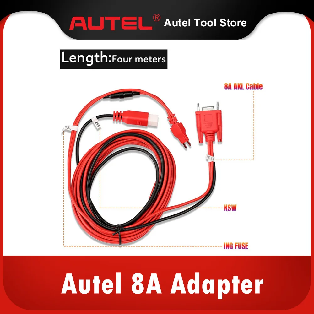 

Autel for Toyota 8A Non-Smart Key All Keys Lost Adapter Work with APB112 and G-Box2