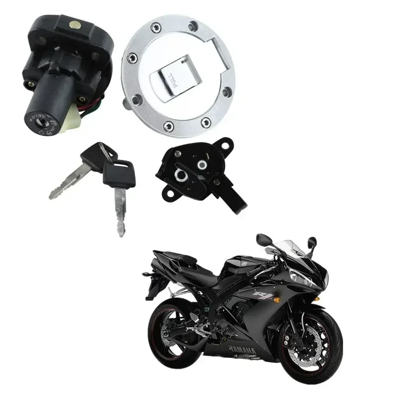 

Аксессуары для мотоциклов Yamaha YZF1000 1997-1998 YZF600 1995-2002, газовая Крышка зажигания переключателя замка двигателя