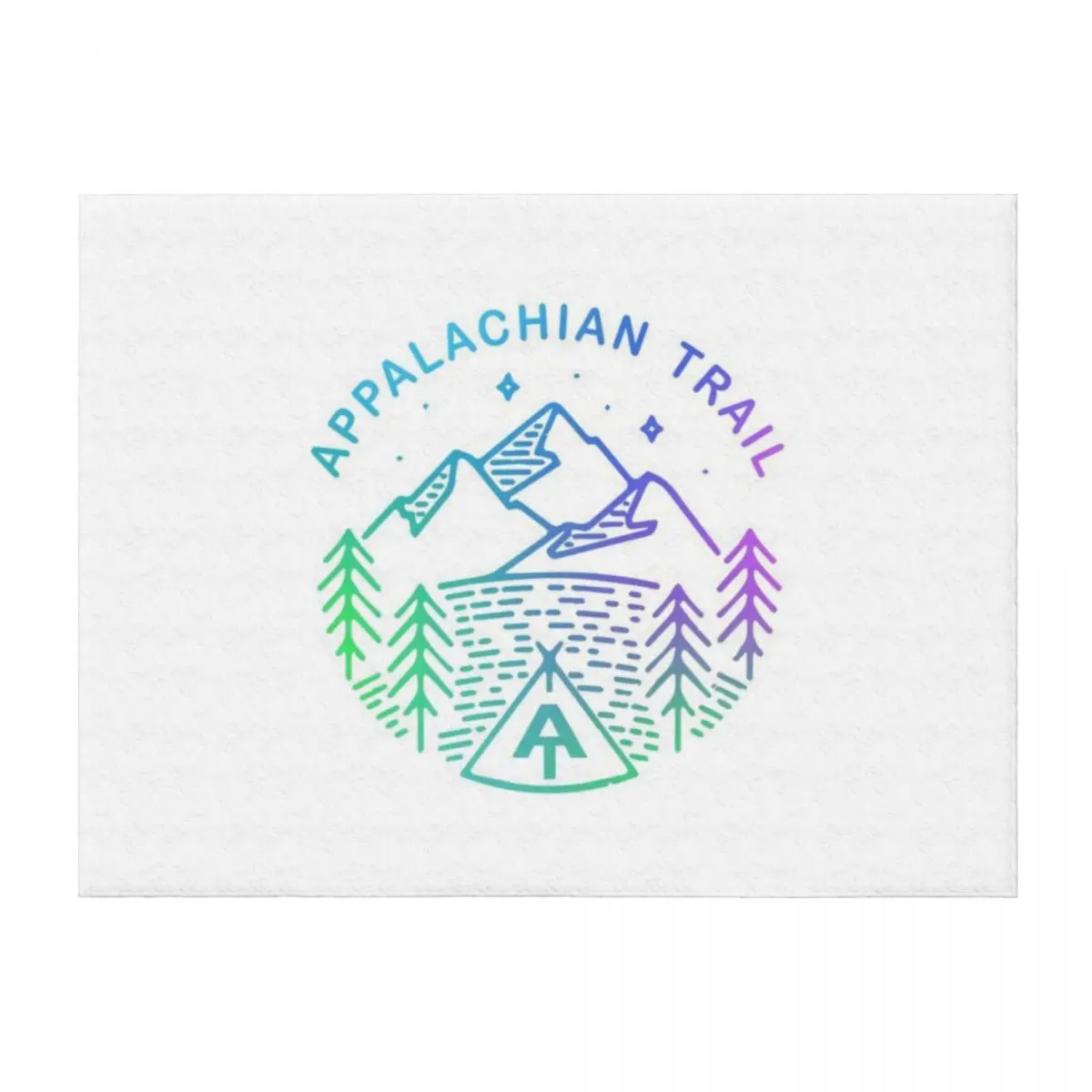 Appalachian Trail - USA Throw Blanket Weighted Luxury Designer Thermals For Travel Bed Blankets