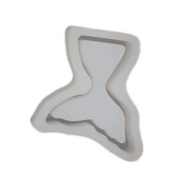 X6HE Bear Epoxy Resin Molds Shaker Dinosaur Photo Frame Keychain Pendant Silicone Jewelry Making Decorations DIY view 4