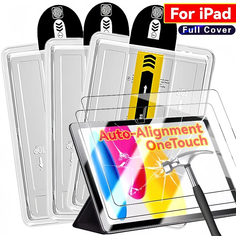 

Защитные пленки для IPad A16 IPad Air 11/3, простой инструмент для установки, закаленное стекло, защитные пленки для экрана от царапин для IPad 2025