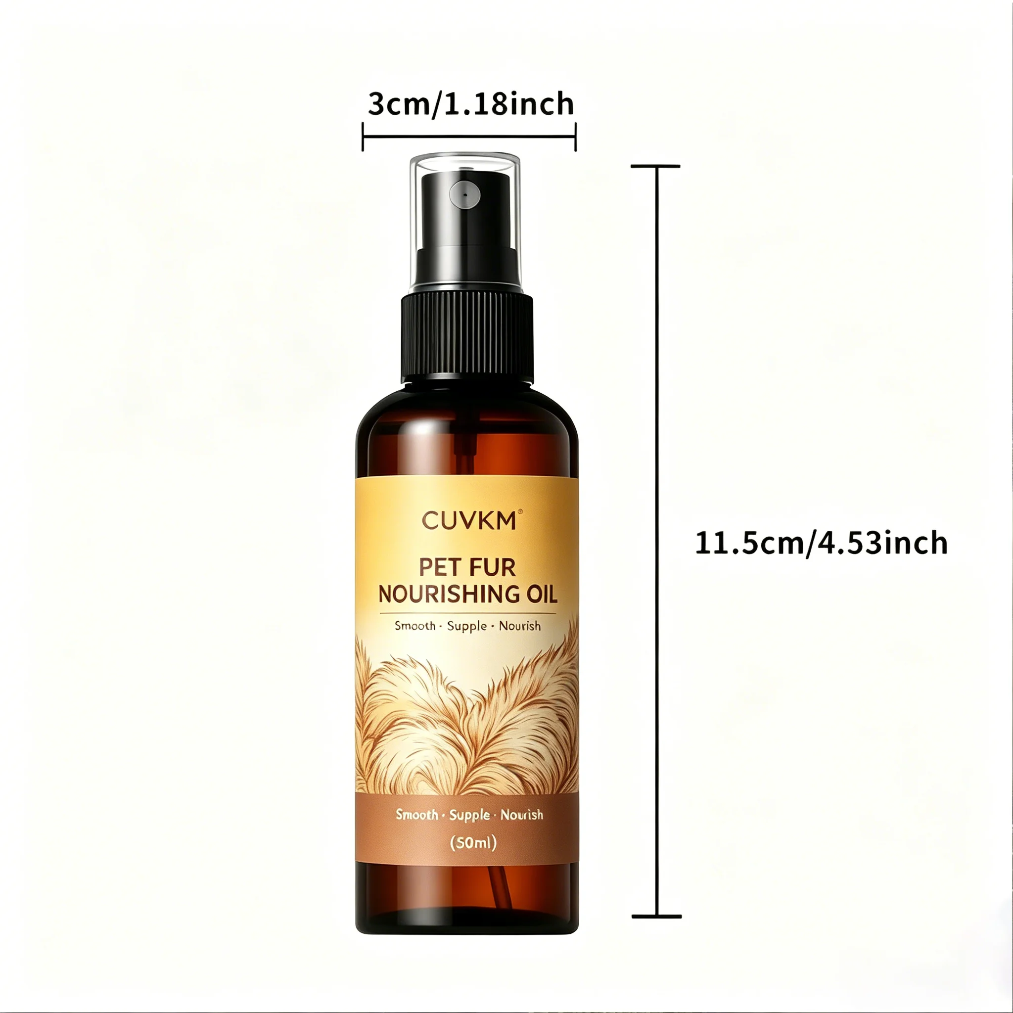 Aceite para el Cuidado del Pelo de Mascotas, Nutre en Profundidad el Pelo Seco y Quebradizo, Suaviza el Pelaje, Reduce el Frizz, Esencial para el Cuidado de Todas las Mascotas