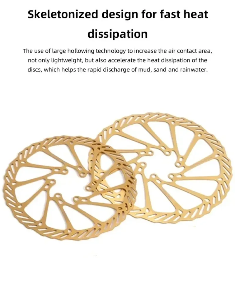 BUCKLOS 160mm Brake Disc 180mm 203mm G3 Mountain Road Bicycle Brake Disc Rotors with 6 Bolt Ultralight Road Bike Rotor Bike Part