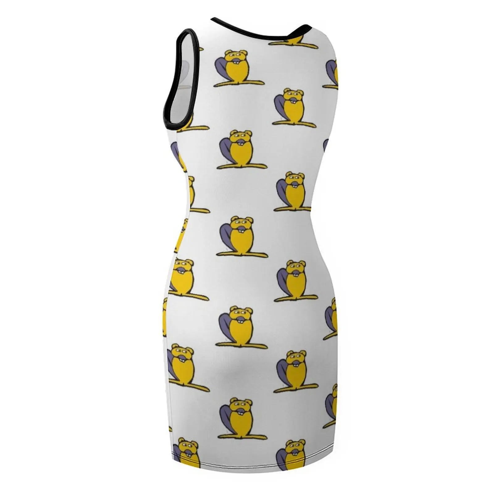 Castoro - Beaver mouwloze zonnejurk luxe dames feestjurk avond prom dames avondjurk luxe feestjurk voor dames