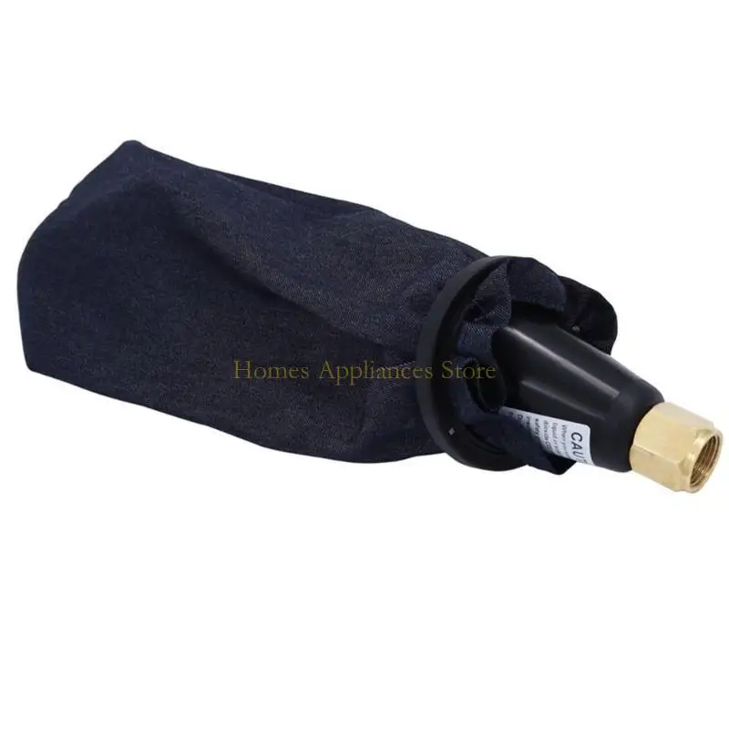 مرفق صانع الثلج الجاف D0AB للتطبيقات المنزلية والصناعية مخروطات البلاستيك وحقيبة أسطوانة CO2