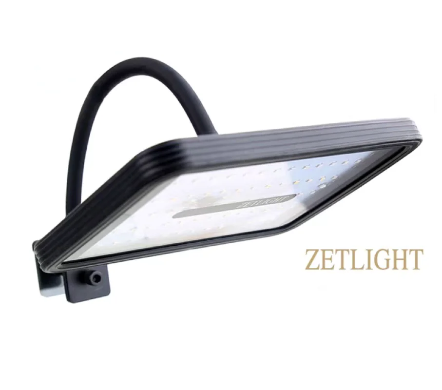 Фонарь для резервуара для водорослей ZETLIGHT E2, фонарь для резервуара для травя, светодиодный светильник для резервуара для водорослей с морской водой, зажим для аквариума, фонарь для небольшого морского резервуара