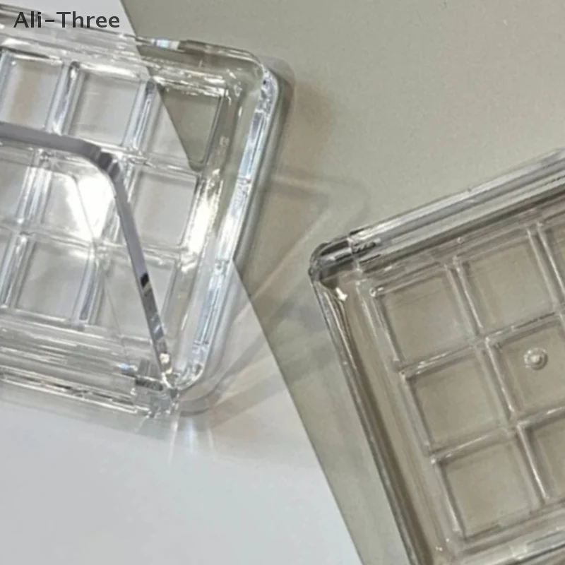 9 Grids Empty Eyeshadow Case Palette Eye Makeup Storage Dish For Women Girls Makeup Beginners DIY Eye Shadow Tool