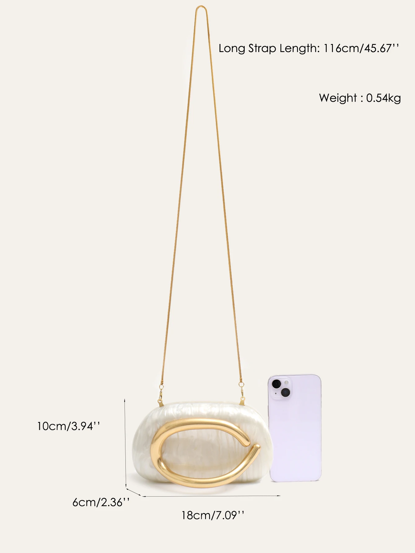 Women Evening Bag Luxury Elegant Fashion Acrylic Clutch Novelty Shaped Metal Handle Hard-case Handbag for Party Banquet Wedding image 6