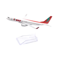 JASON TUTU 16cm Korea T way B737 Model Airplane Diecast Metal 1/400 Scale Planes