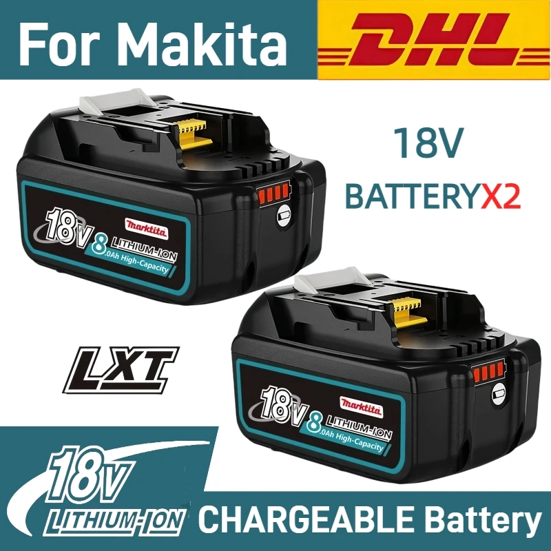 

100% original for Makita 18V Rechargeable battery 6.0Ah/8.0Ah/12.0Ah, for MakitaPower Tools battery BL1860B BL1840B BL1850B
