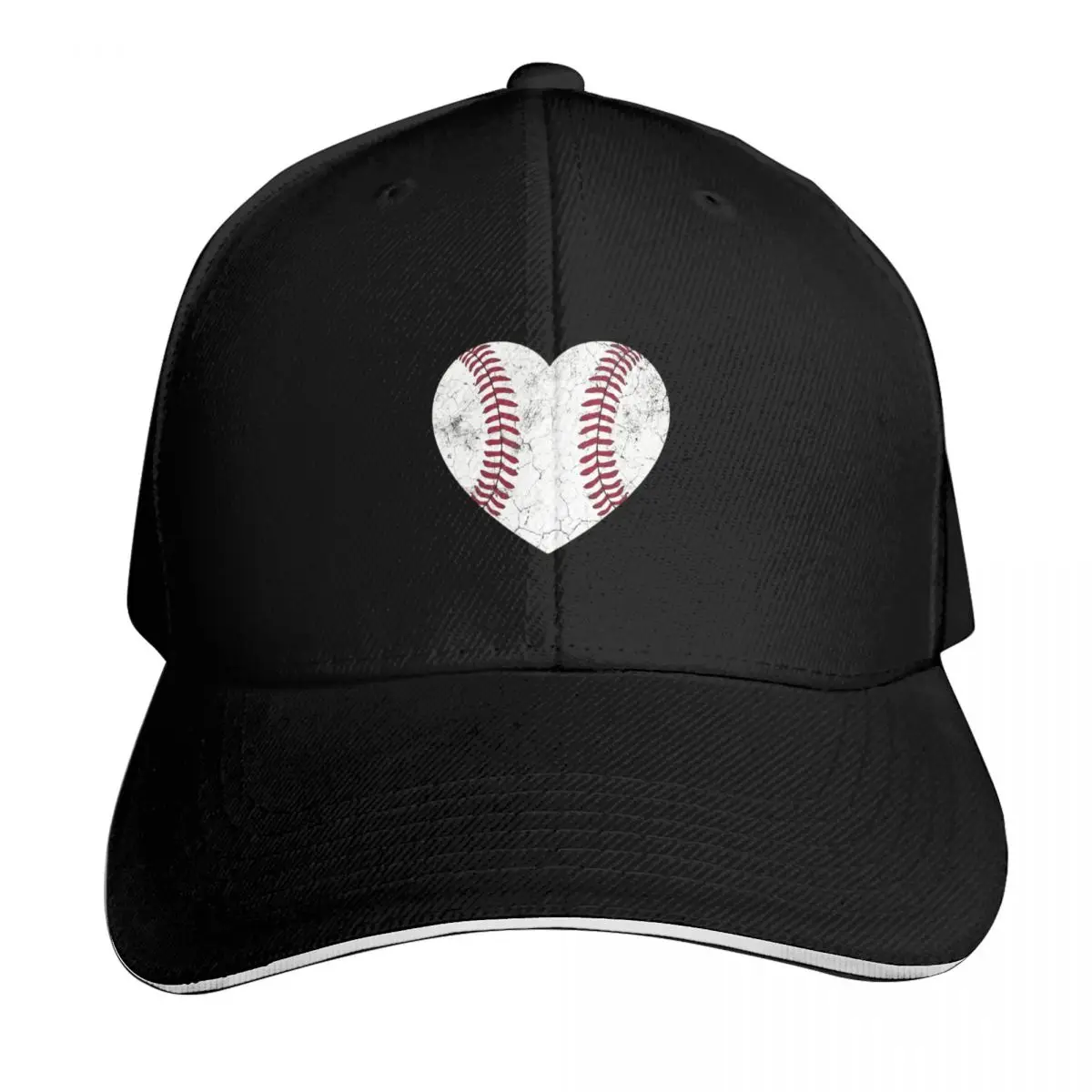 Baseball Heart Cute Mom Dad Brother Sister Family Baseball Baseball Cap Rugby |-F-| Men Luxury Brand Women's