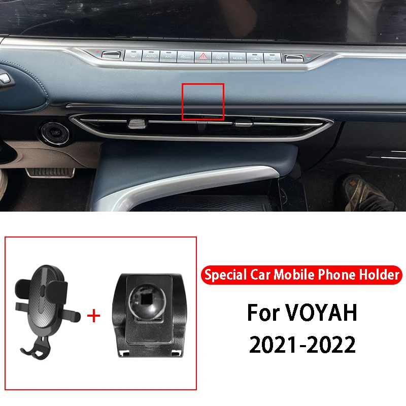 

Car Phone Holder Air Vent Mount Clip Clamp Mobile Phone Holder For VOYAH 2021-2022 Special Car Interior Accessories