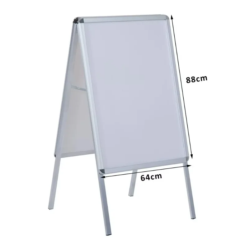 Factory direct supply custom digital printing advertising single-sided aluminum poster board display rack
