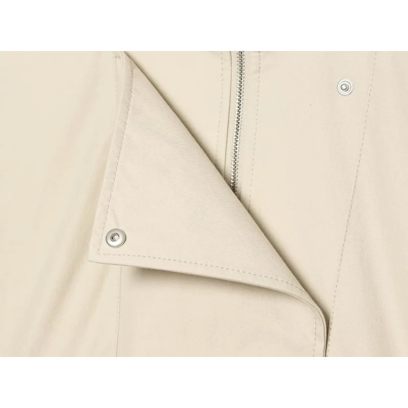 2026 Herbst Neue Damen Gestreifte Jacke im Designer-Stil mit Stehkragen, Langarm, Elastisch, Lässig, Schick, Minimalistisch, Oberbekleidung – Detail 15