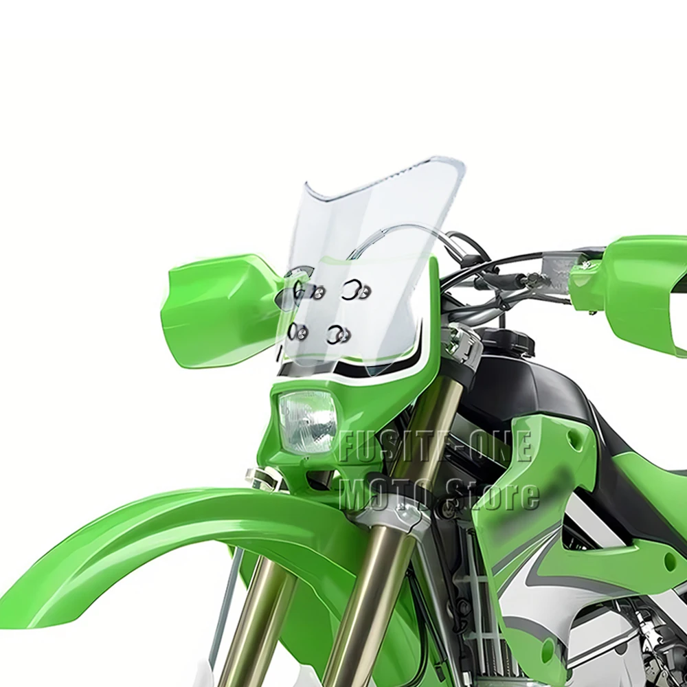 

For Kawasaki KLX 300R KLX300R 2023 2024 motorcycle adventure windshield extension style Windscreen Wind Deflector Screen