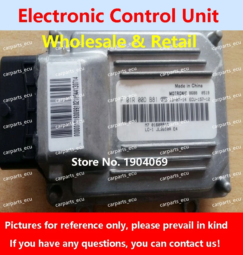 

F01R00DB79 FC-1 JL4G18 EUIV F01RB0DB79 Компьютерная плата двигателя автомобиля GEELY/ECU/M7.8.0 F01R00DB81 01609910 F01RB0DB81