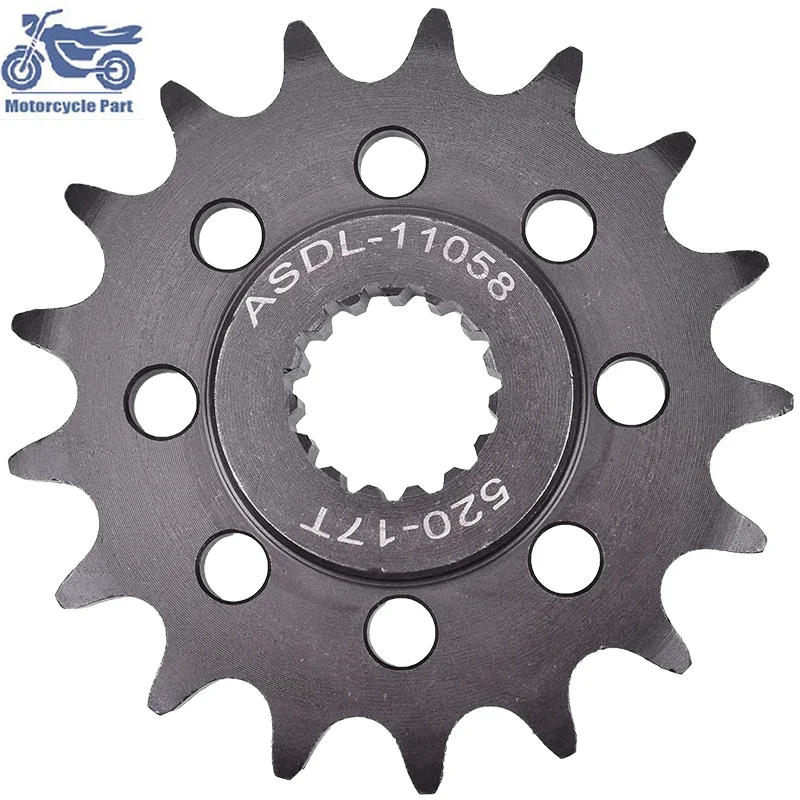 

520-17T 520 17 Tooth 17T Drive Front Sprocket Gear For KT/M 620SC Supermoto 620 Du/ke 640 LC4 Du/ke II 690 SM Rally 660 625 SMC