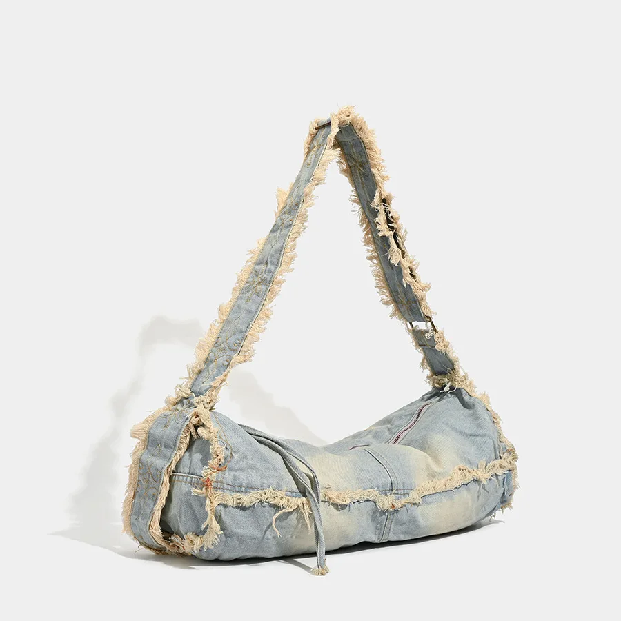 Large Capacity Denim Crossbody Bag for Women Shoulder Bags Pillow Bags Purse and Handbags Designer Bag Bolsos De Mujer Сумка