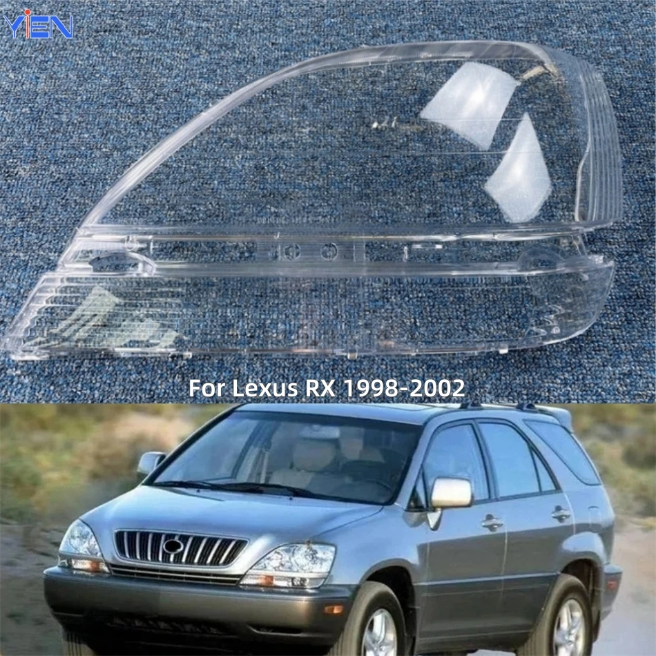 

For Lexus RX RX300 1998 1999 2000 2001 2002 Auto Accessory Lampshade Head Lamp Cover Car Front Headlight Lens Cover Lights Shell