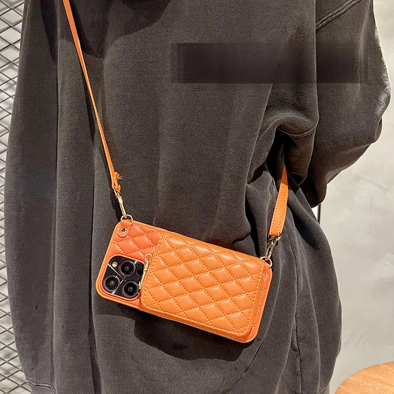 Роскошный кожаный чехол для телефона с тисненым узором для iPhone 15 14 13 12 Pro Max Модный популярный однотонный чехол с золотыми буквами