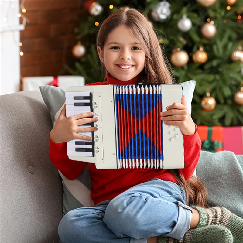 

17 Keys 8 Bass Accordion Children's Educational Musical Instrument For Students Beginners