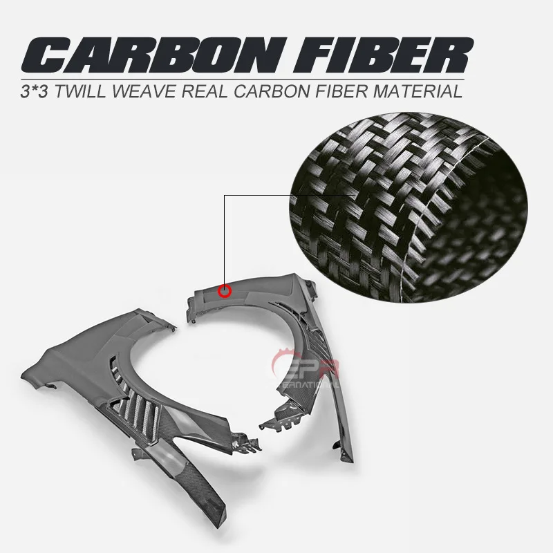 

Детали для тюнинга Infiniti Q50 V37 из карбона: переднее крыло, вентиляционная решетка, защита от песка (модель EPA)