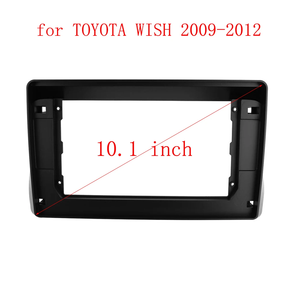 NAVI 10 Inch 2 Din Car Fascia for TOYOTA WISH 2009 - 2012 Stereo Panel Dashboard Panel Mount Installation DVD Frame Kit In-Dash