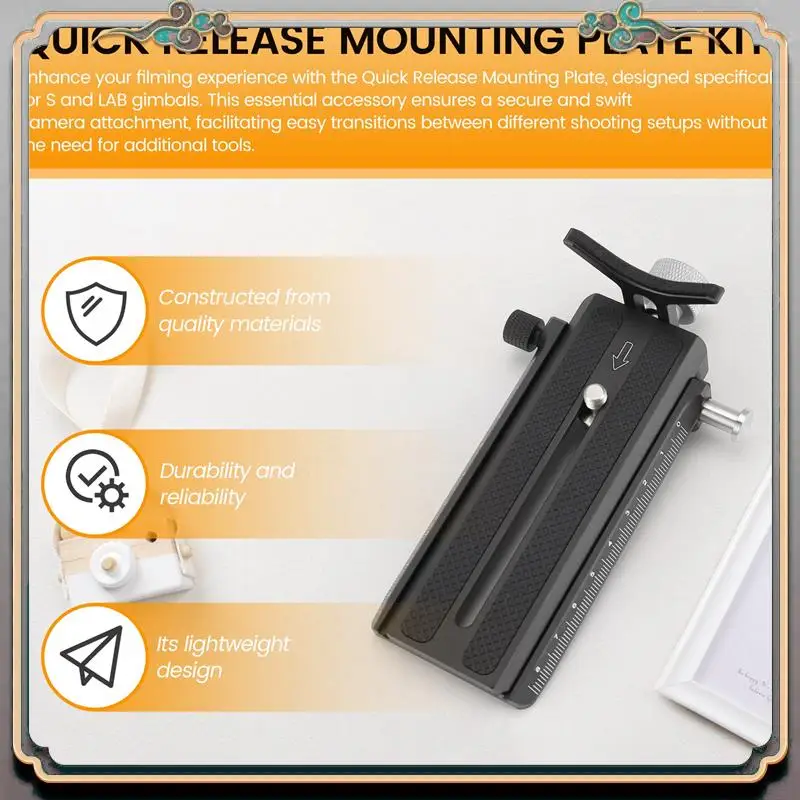 

Quick Release 1/4" Mounting Plate For WEEBILL S/ WEEBILL LAB Gimbal Handheld Stabilizer