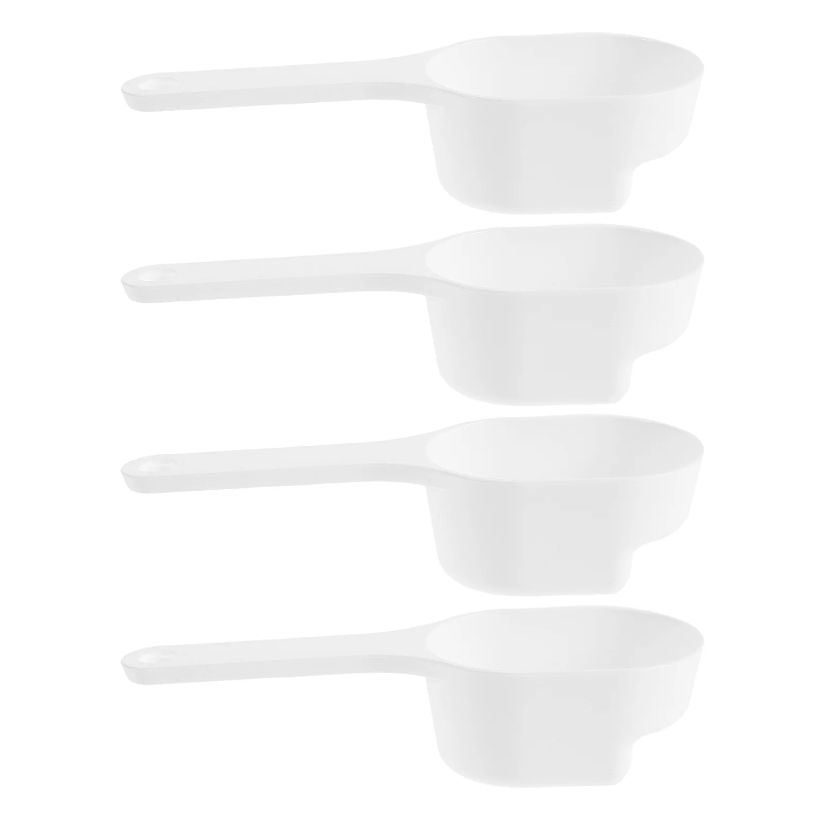 4 قطعة مسحوق بلاستيكي شاكر غرامة شبكة المغربل لخبز السكر دقيق الكاكاو تصميم سلس أداة المطبخ سهلة التنظيف