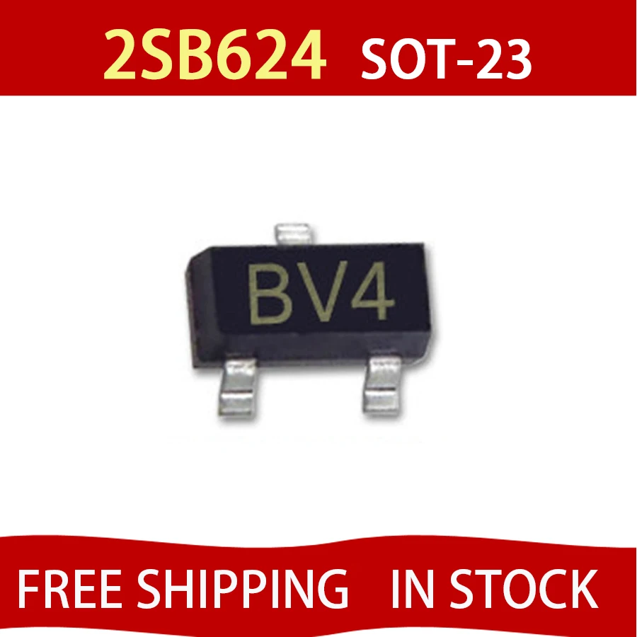 100Pcs 2SB624 SOT-2… - image