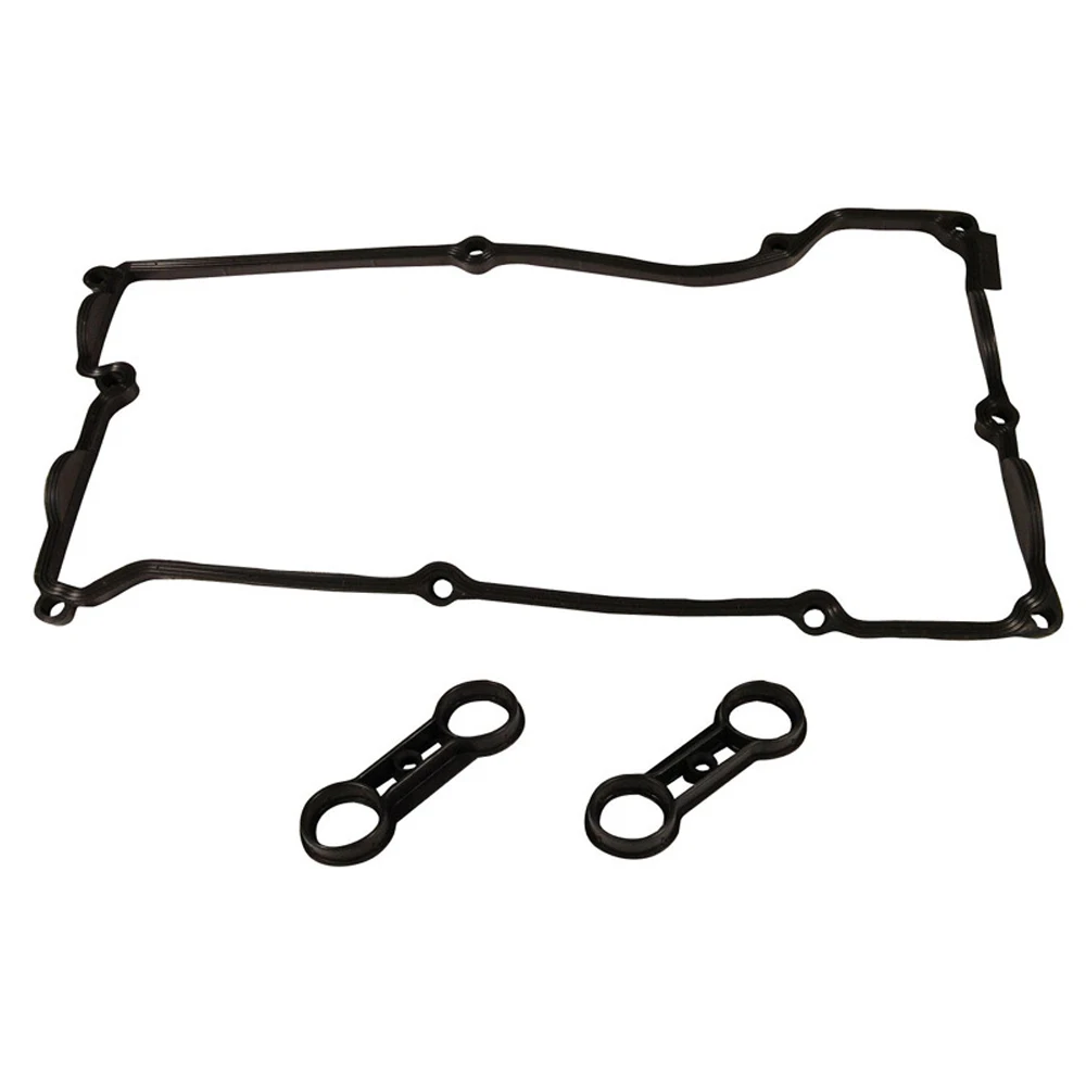 Black Valve Cover Gasket Set 11120031987 for BMW 1 Series E81 E87 LCI,for BMW 3 Series E46 E90