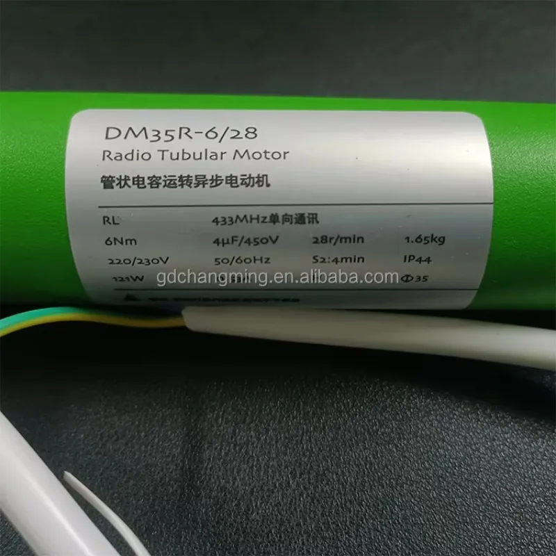 High Quality, Intelligent Fast Roller Motor Remote Control Dry Connection AC Sliding Tubular Motor