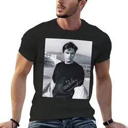 T-shirt casual delon moda coreana funnys hippie clothes magliette bianche da uomo