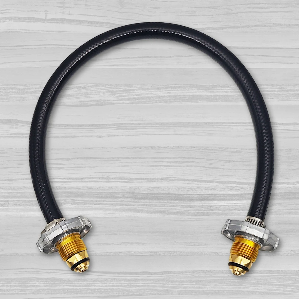 60cm Mutual Filling Bridge Propane Cylinder Tank Bridge Hose Direct Connection Canister Gas Inflation Adapter Camping Supplies